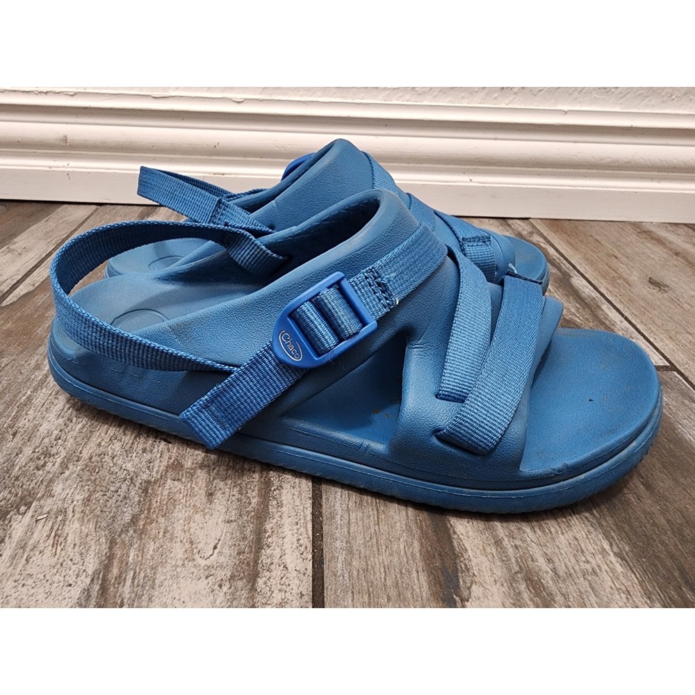 Chaco Chillos Rubber Sandals Blue Size 6
